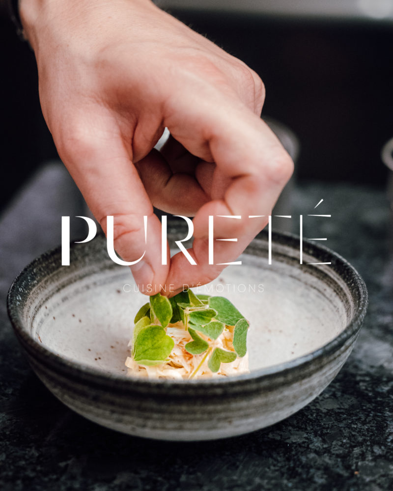 Creation Identite visuelle restaurant gastronomique Lille Purete