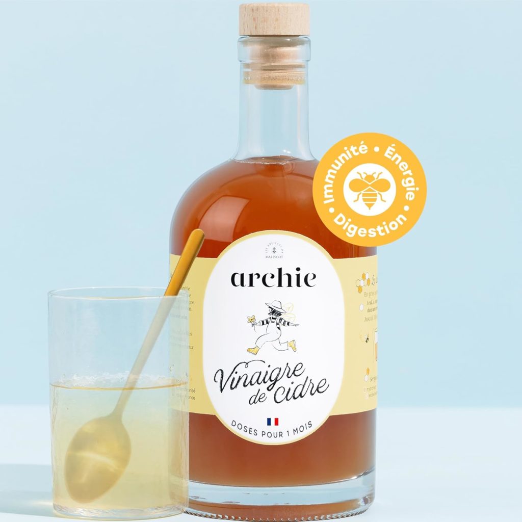 archie vinaigre de cidre une cuillere par jour immunité énergie digestion