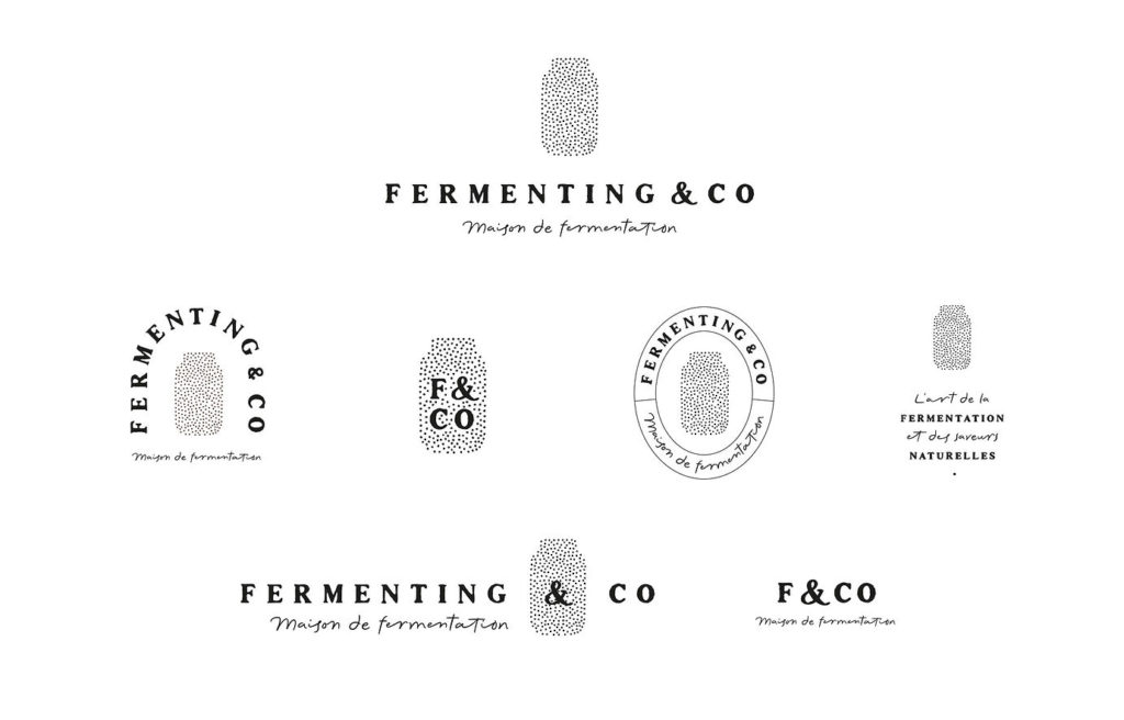 Fermenting & Co creation logo identite visuelle graphisme direction artistique